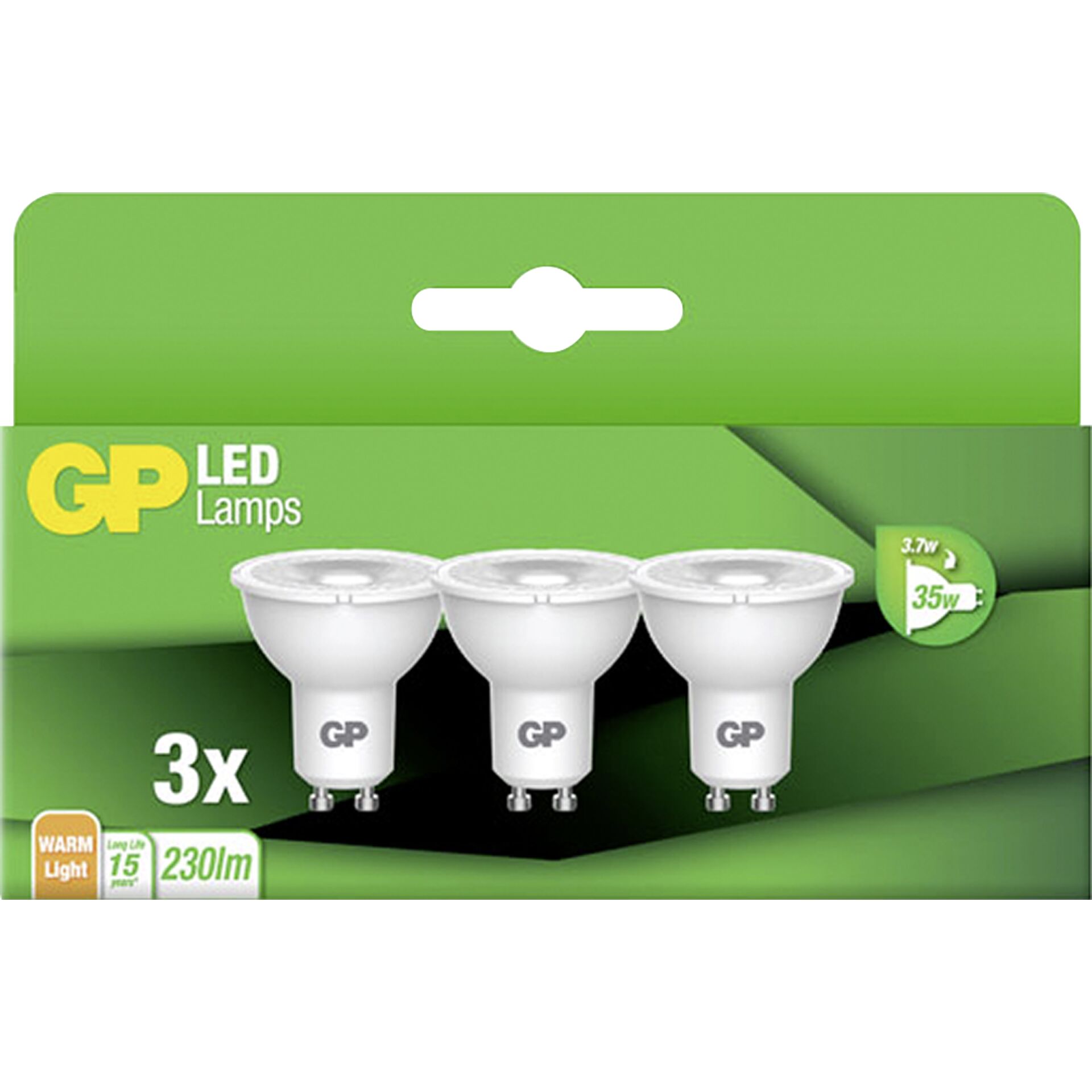 1x3 GP Lighting LED Reflector GU10 3,1W              GP 087427