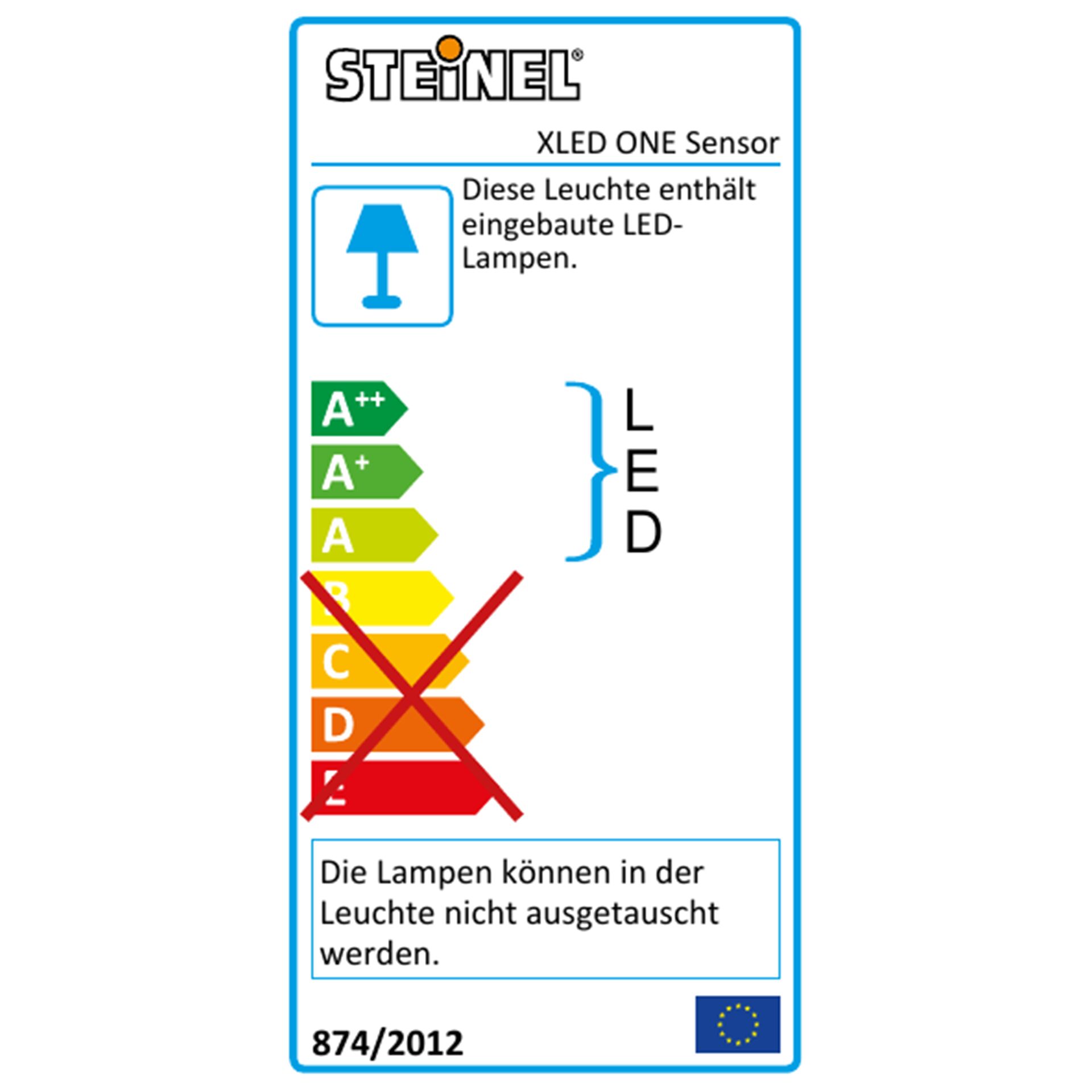 Steinel XLED ONE SENSOR WS LED spotlight