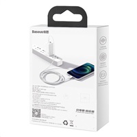 Baseus CATLYS-A01 Superior Fast Charging Dátový Kábel USB-C to Lightning 20W 1m Black