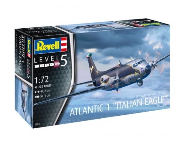 Revell Plastic ModelKit letadlo 03845 Breguet Atlantic 1 Italian Eagle 1:72