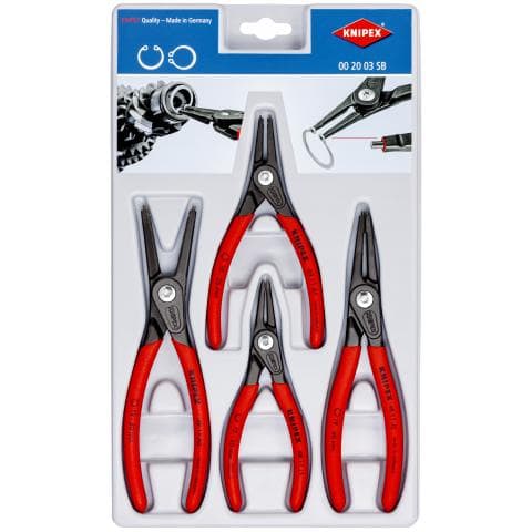 Knipex 00 20 03 SB Kliešte na poistné krúžky - sada
