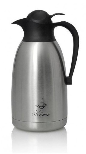 PROMIS Oceľová kanvička 1,5 l, potlač kávy