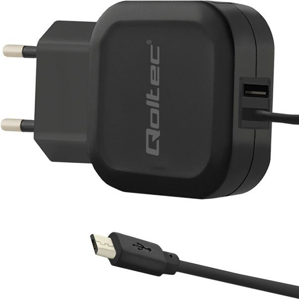 Qoltec 50189 mobile device charger Indoor Black