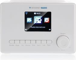 Umelecké internetové rádio X102 LCD biele