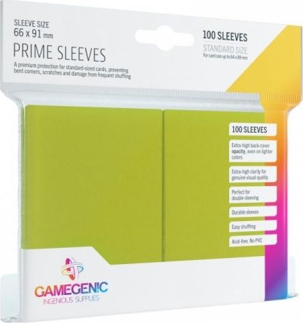 Gamegenic Gamegenic: Prime CCG Sleeves (66x91 mm) - Lime, 100 ks