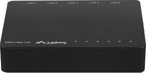 LANBERG SWITCH DSP2-1005-12V  (5-PORT  12V  1GB/S)