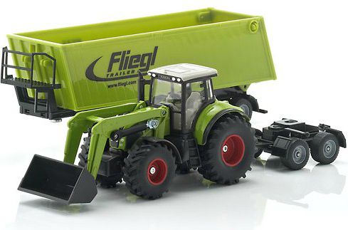 SIKU FARMER Traktor s frontladerom, Doll und Muldenkipper, Modellfahrzeug