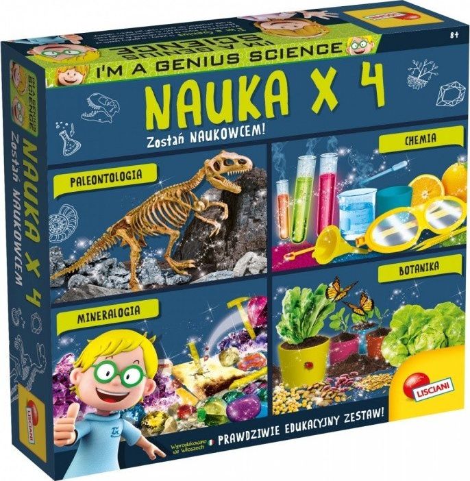 Lisciani Zestaw naukowy I M A Genius Nauka x 4