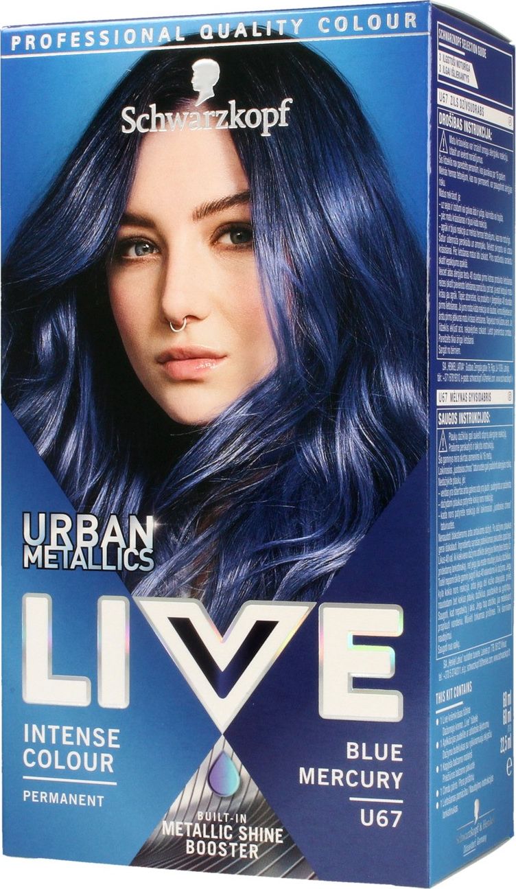 Schwarzkopf Permanentní barvicí krém č. U67 Blue Mercury
