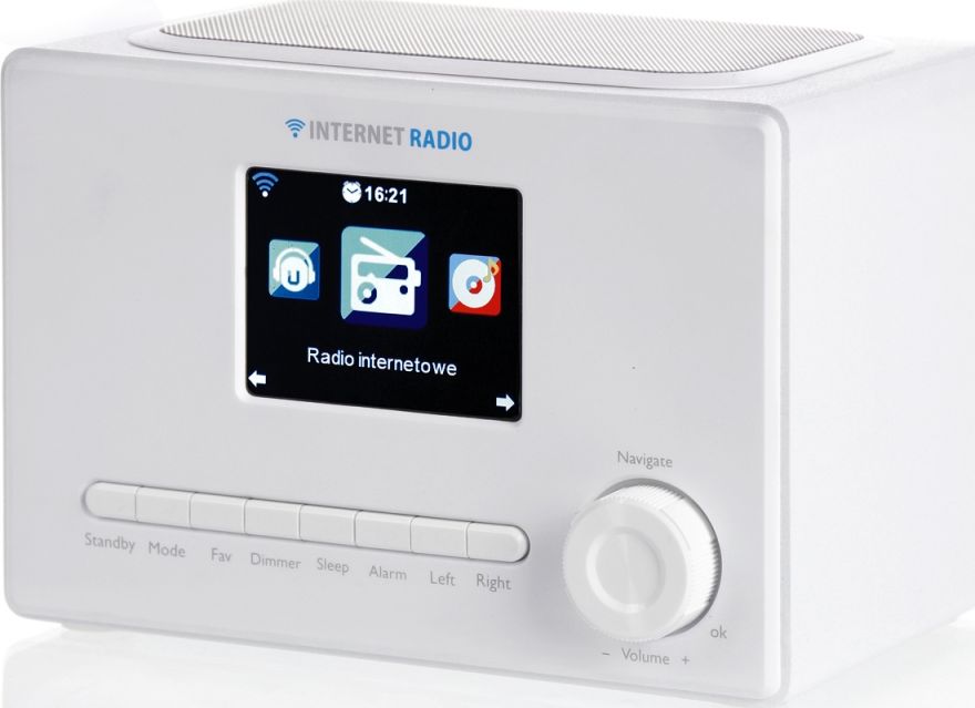 Rádio prehrávač Art INTERNETOVÉ RÁDIO WIFI1002 3.2 farebný LCD biely ART