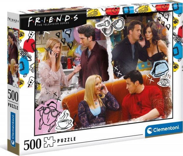 Clementoni Clementoni Puzzle 500el Priatelia.