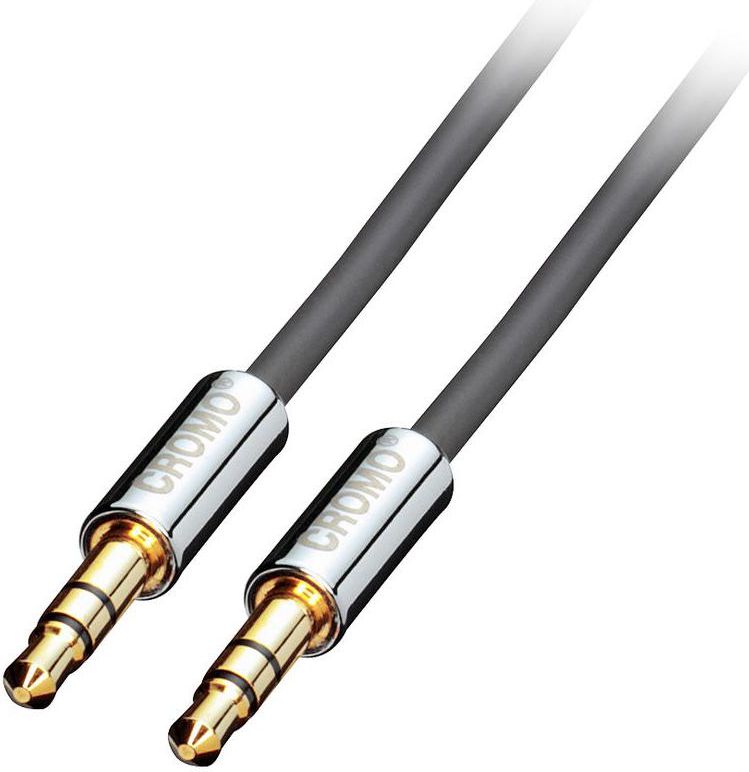 Kábel Lindy Jack 3,5mm - Jack 3,5mm 5m strieborný (35304)