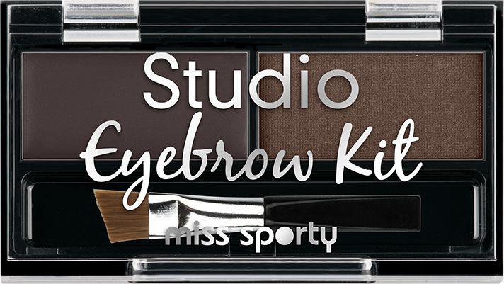 Miss Sporty Studio sada na obočí 001 středně hnědá 1,1g