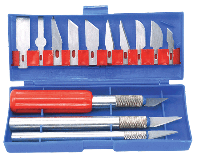 Top Tools Remeselné nože 16 kusov (17B716)
