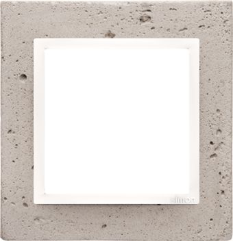 Kontakt-Simon Single frame 54 Přírodní beton Al Betone (DRN1/91)