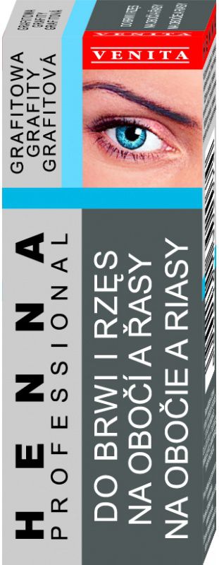 Venita Henna na obočí a řasy 13g Grafit