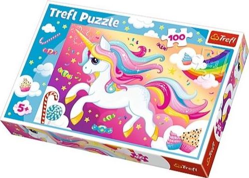 Trefl Puzzle 100 krásných jednorožců