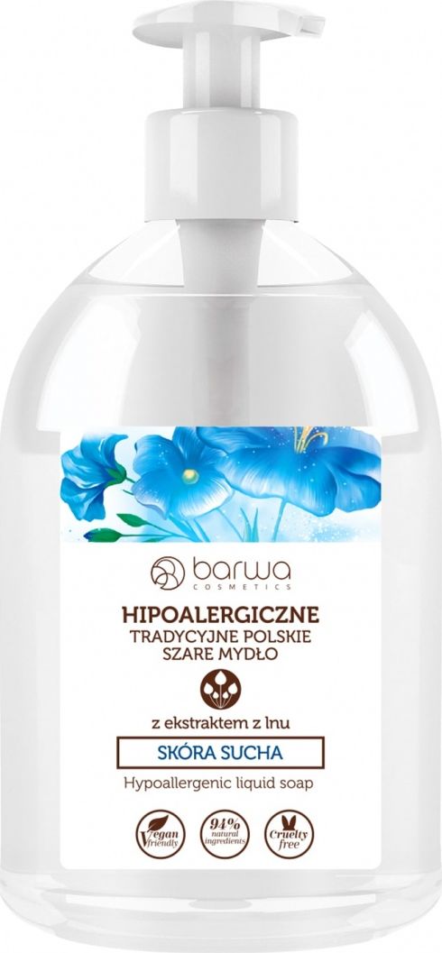 Barwa Grey tekuté mydlo s extraktom z ľanu 500ml