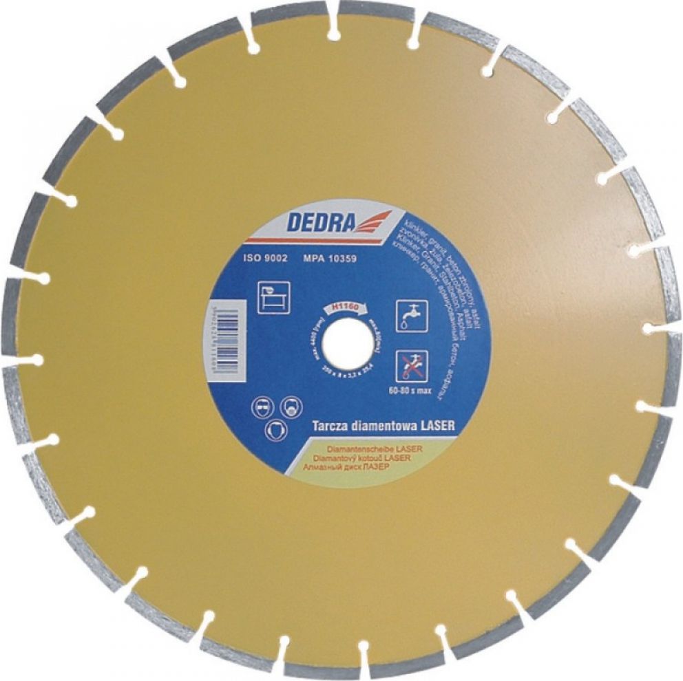 Dedra řezací kotouč na beton 500 x 25,4 mm (H1161-50)