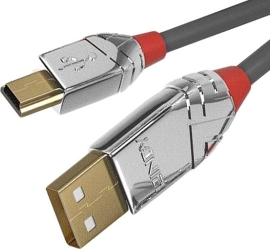 Lindy USB 2.0 USB kabel Typ A / Mini-B Cromo Line M / M 7,5m