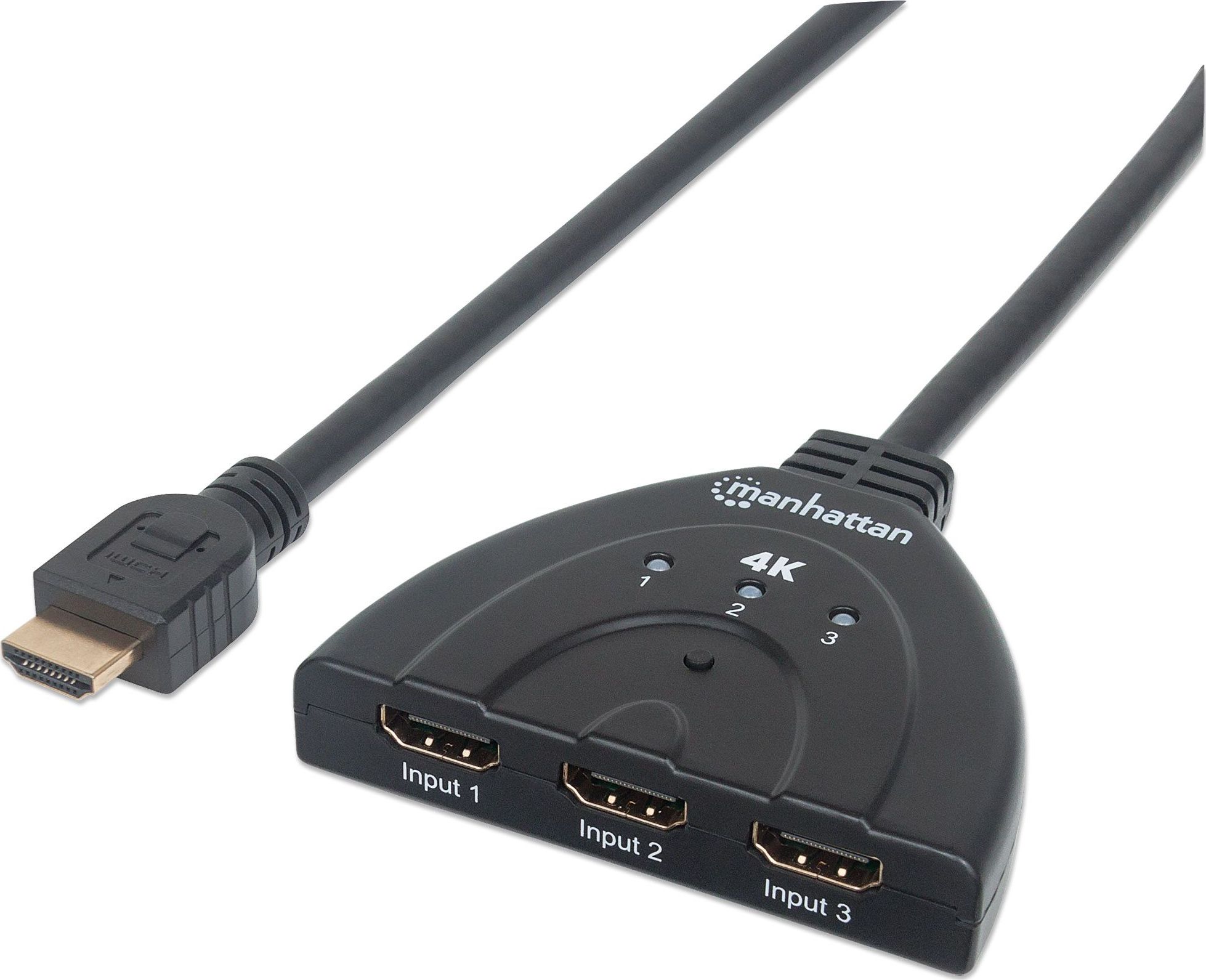 Manhattan Switch 3xHDMI 4K (207874)