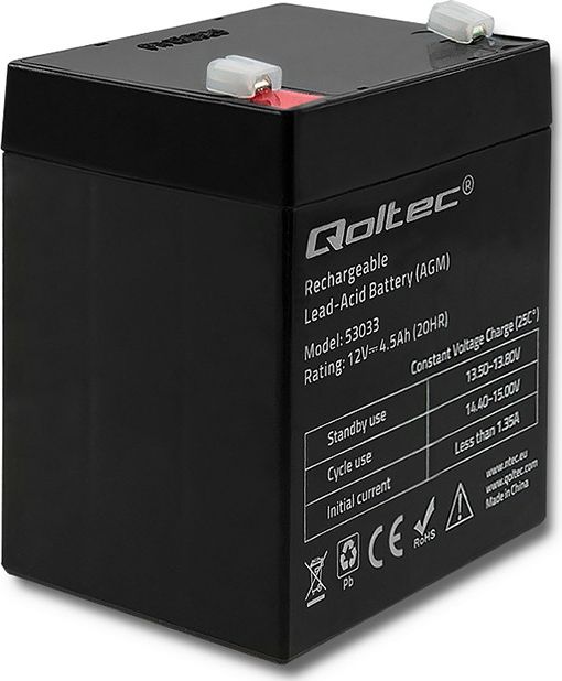 Batéria Qoltec 12V / 4,5Ah (53033)