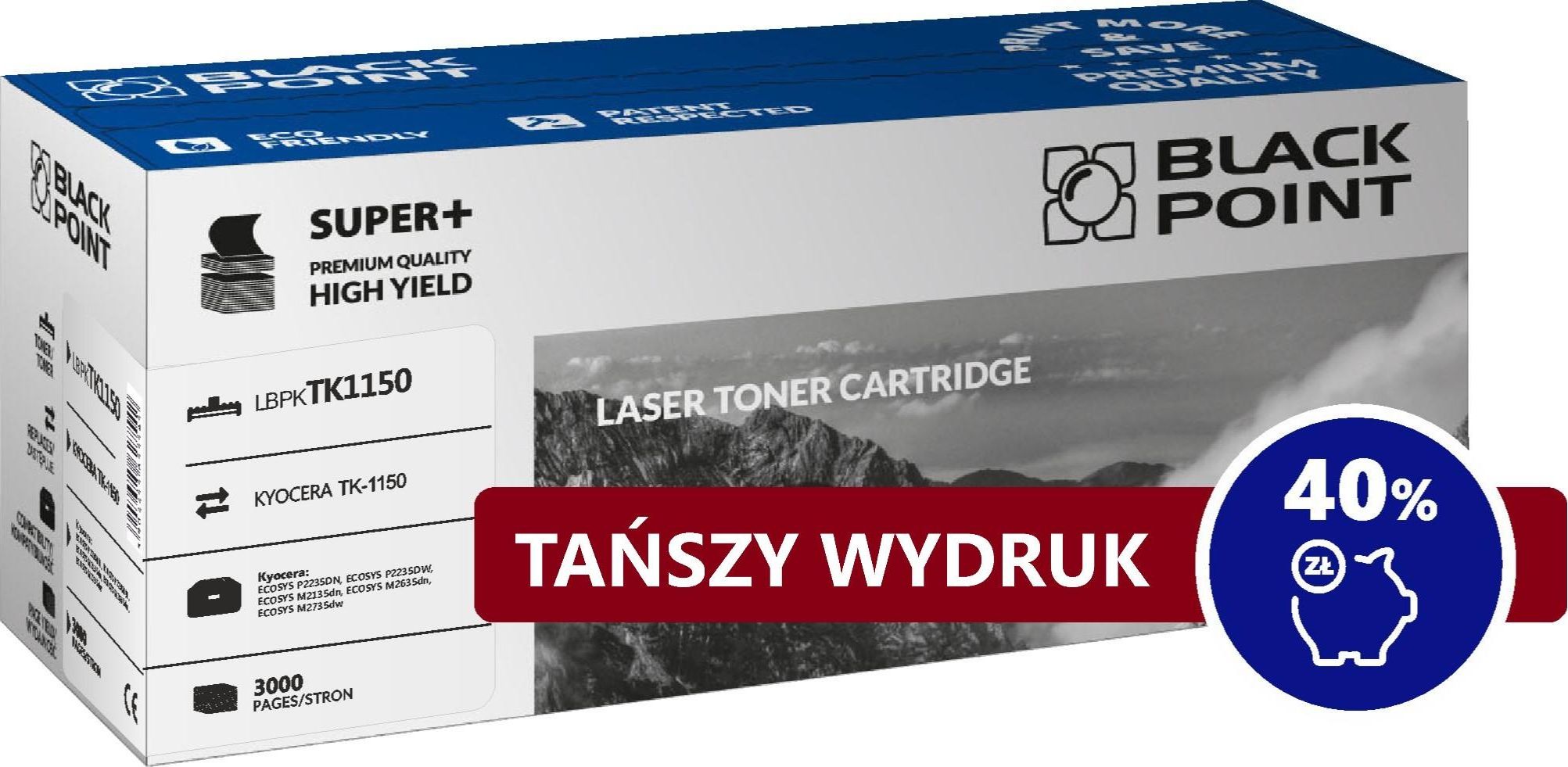 Toner Black Point LBPKTK1150 Black (TK-1150)
