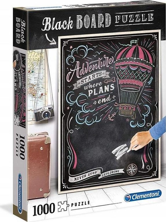Clementoni Puzzle 1000 dielikov - Black Board Travel