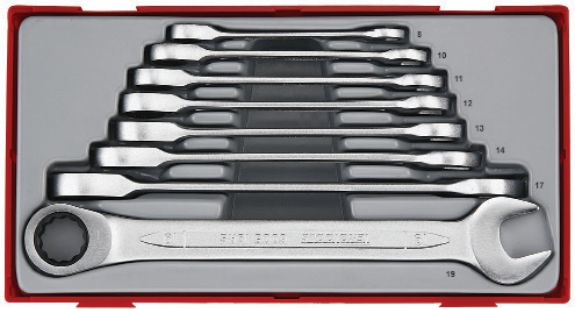 Teng Tools Sada račňových kombinovaných kľúčov 8 - 19 mm 8ks (166720102)