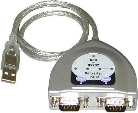 Lindy USB-A – 2x kábel RS-232 (42889)