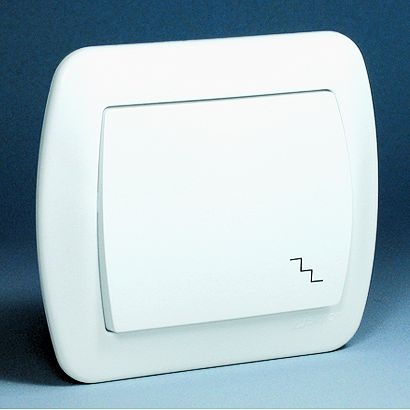 Jedno schodišťová spojka Kontakt-Simon Chord bílá