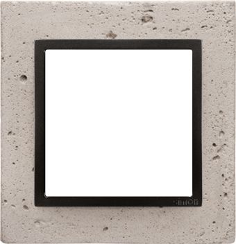 Kontakt-Simon Single frame 54 Přírodní beton Funda Mente (DRN1/93)