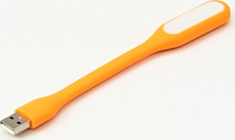 Lampa USB Lampa na notebook, gumová, oranžová, USB