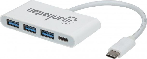 Manhattan USB HUB 1x USB-C + 3x USB-A 3.0 (163552)