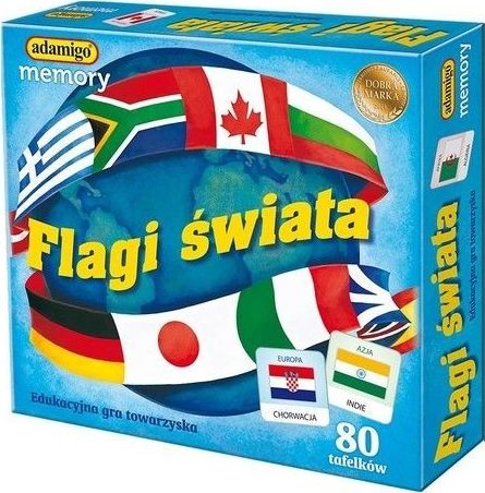 Adamigo Game Flags of the world memory - new