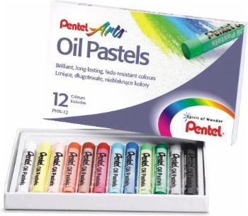Pentel Oil Pastels 12 barev PHN-12 (PHN-12----1S)