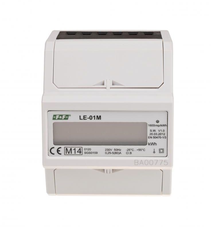 F&amp;F Elektromer RS-485 jednofázový (LE-01M)