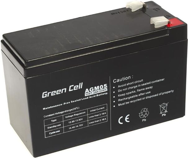 Green Cell 12V 7,2Ah AGM05