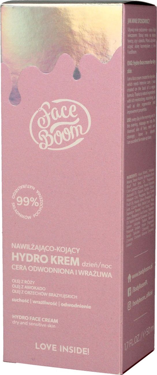 Bielenda Face Boom Hydro hydratační a ostrý krém