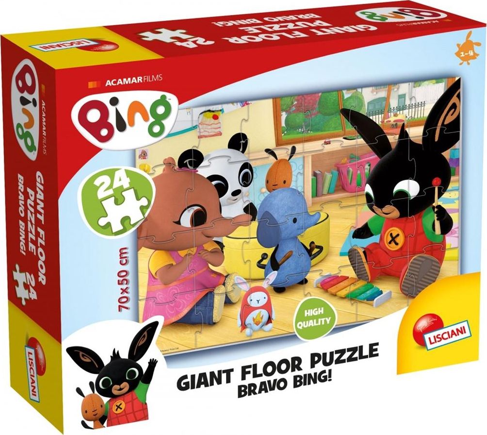 Obrovské podlahové puzzle Lisciani Bing 3