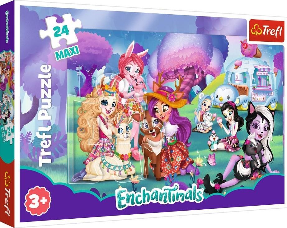 Puzzle 24 MAXI dielikov Veselý svet Enchantimals