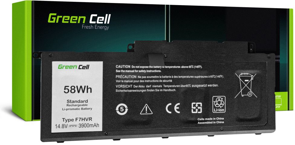 Batéria do Dell 15 7537 F7HVR 14,4V 3,8Ah