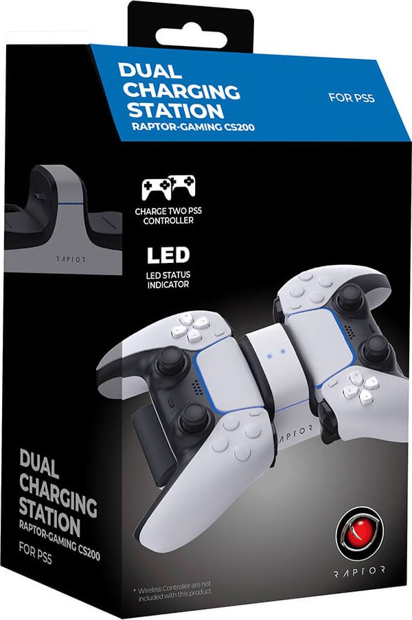 Raptor Gaming Double nabíjecí stanice pro podložky PS5 (RG-CS200)