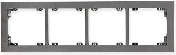 Karlik Deco quadruple frame graphite (11DR-4)