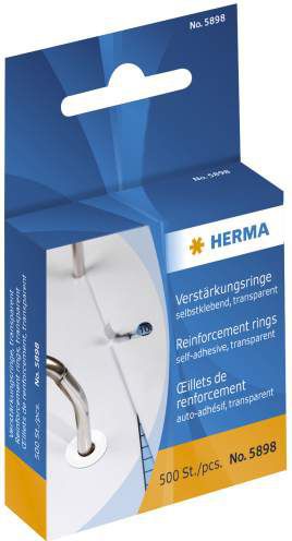 Samolepící etikety Herma 500x, transparentní - 5898