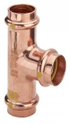 Tričko Viega Profipress G s SC-Contur 22x18x22mm měď 346034