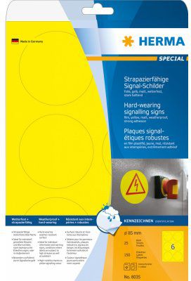 Herma Samolepící etikety průměr 85 mm (8035)