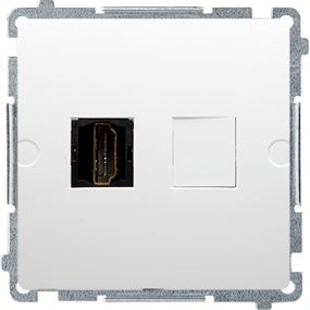 Kontakt-Simon Basic HDMI zásuvka biela (BMGHDMI.01/11)