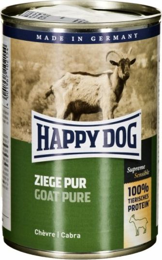 Happy Dog Happy Dog KONZERVA PRO PSA - KOZA (Ziege Pur) 400g