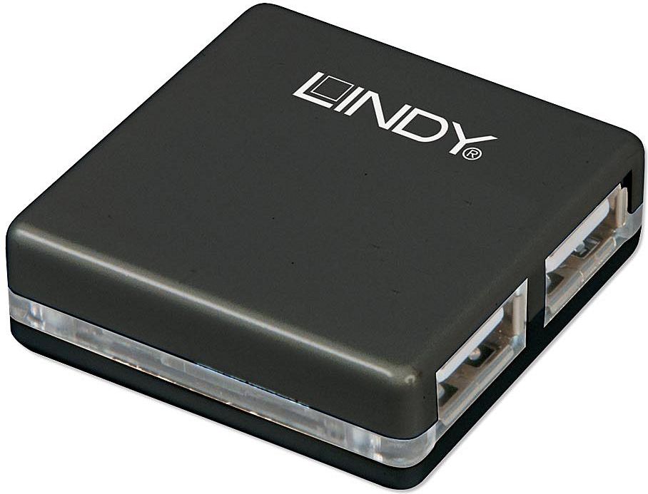 Lindy USB HUB 4x USB-A 2.0 (42742)